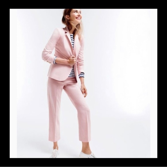 J. Crew Pants - J. Crew Two Way Stretch Pink Patio Crop Pants